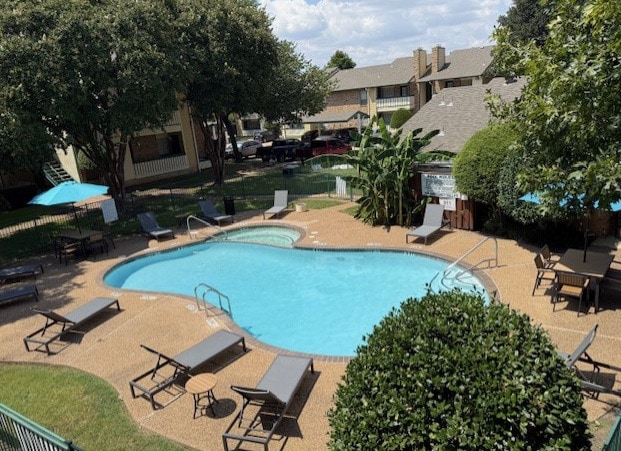 Pool Area - Aspen Court Apartments