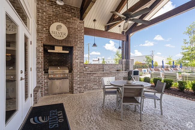 Pool Area - Silver Oaks Apartments