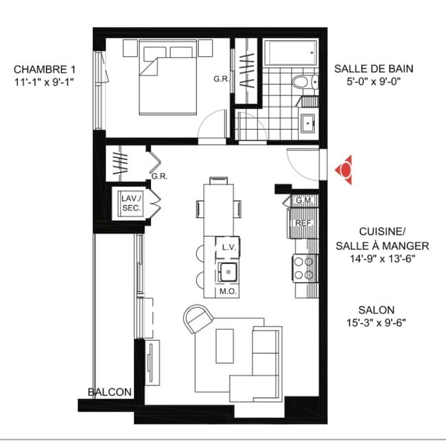 Floor plan - 4974 Pl De La Savane