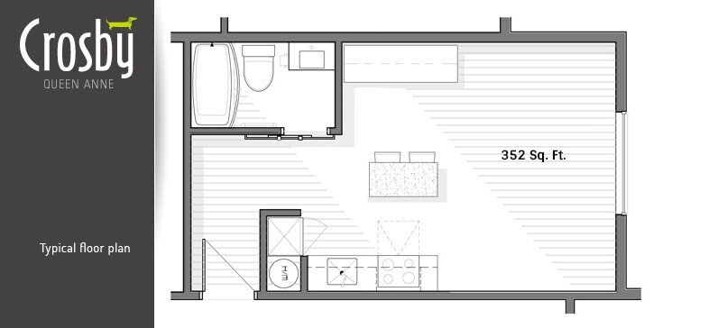 Estudio - Crosby Queen Anne  Apartments