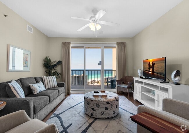 Ariel Dunes II 2103 Living Room - 122 Seascape Dr