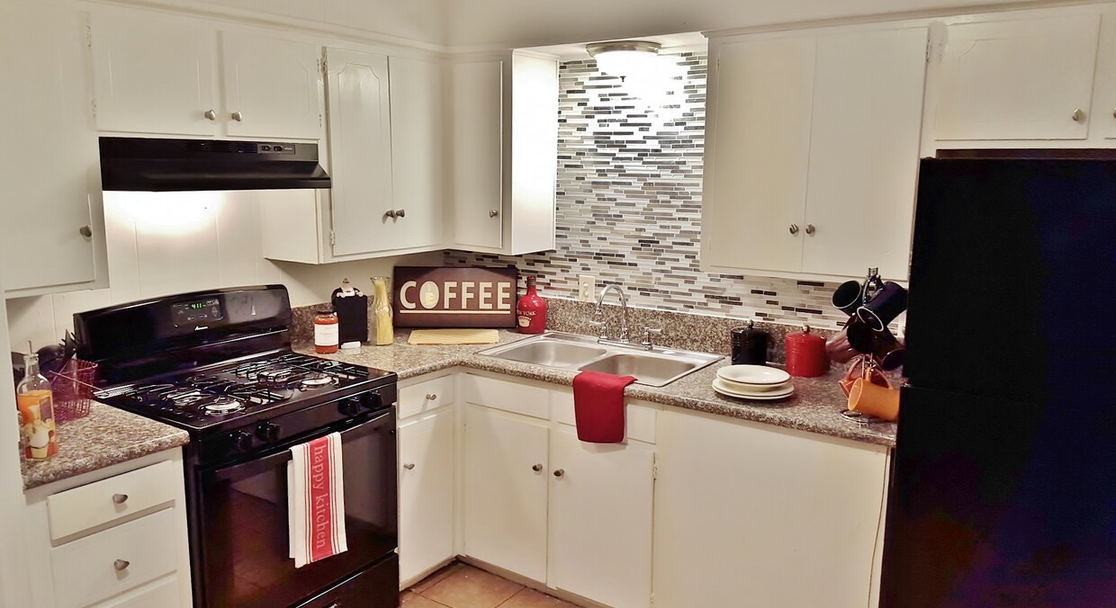 Updated Kitchens- Black Appliances Available - The Oasis Apartments