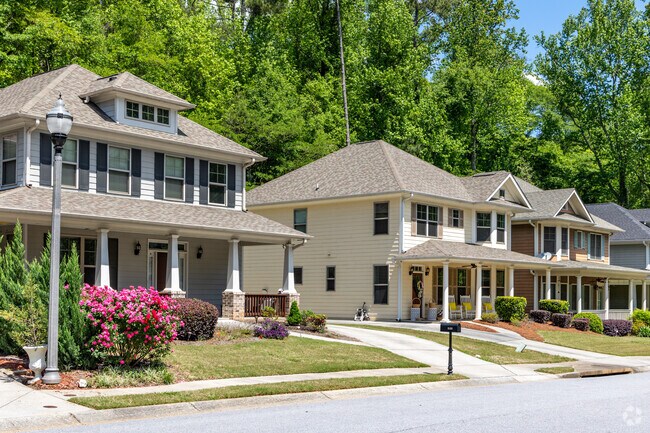 East Point has craftsman style homes that have