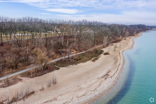 Take in stunning views along the shoreline at Bay View Park in Saint Francis.