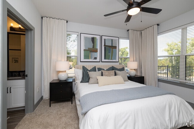 2BR, 2BA - 1,321SF - Primary Bedroom - District Eastside