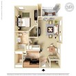 One Bedroom, One Bathroom, 705 SQFT