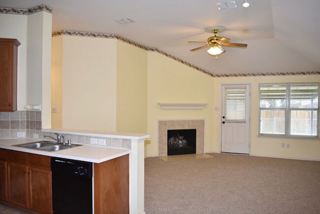 Photo - AVAILABLE NOW - Charming 3 Bed Home in Denton | Open Layout, Fireplace, Large Backyard