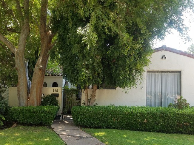 Front of Spanish Duplex - 715 N La Jolla Ave