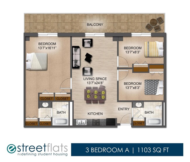 Foto del edificio - E Street Flats - Student Housing