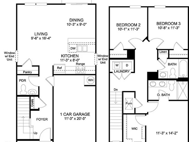 Foto del edificio - New 3BR Townhome in Saylor’s Place – Moder...