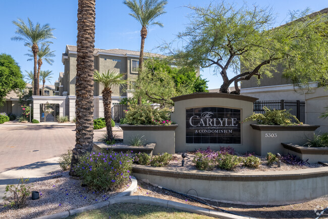 Monument Signage - The Carlyle Apartment Homes