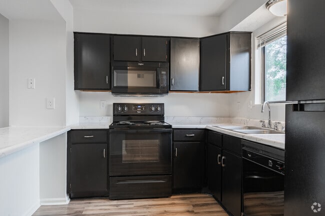 2BR, 2BA - 950SF - Kitchen - The Villas of Pine Valley