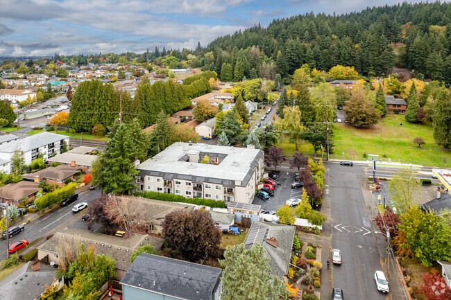 Aerial Photo - Upper Division Apartments