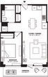 1 Bedroom, 1 Bath- hsr-1x1f