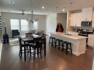 Entry view from front door of identical townhome - 866 Longleaf Ln