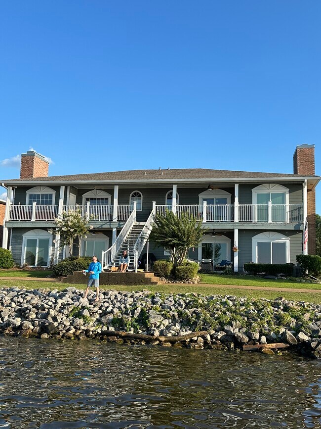 View of condo from the water - 68 Lake Barnett Dr