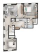 Two Bedroom Two Bathroom B-11