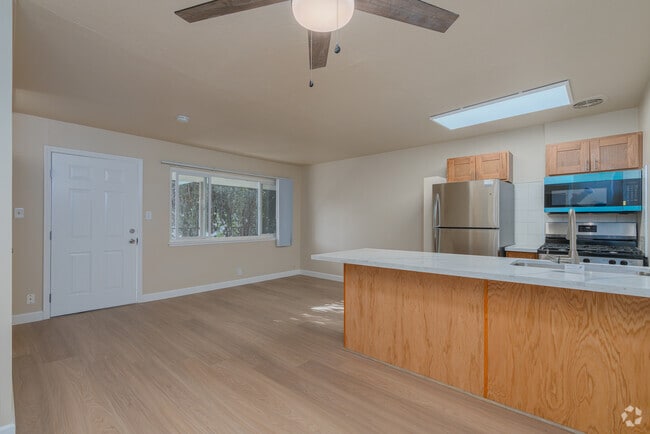1BR, 1BA - Unit 21 - Living Room - The Montecito Apartments