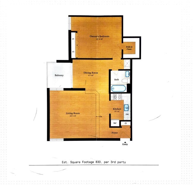 Spacious floor plan - 9824 Georgia Ave