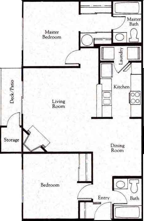 2BR/2BA - Poplar Lane Apartments