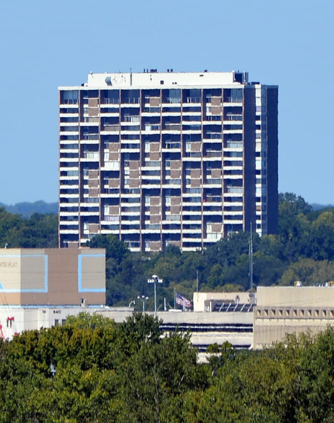 View from the southeast - Summit Chase Condominiums