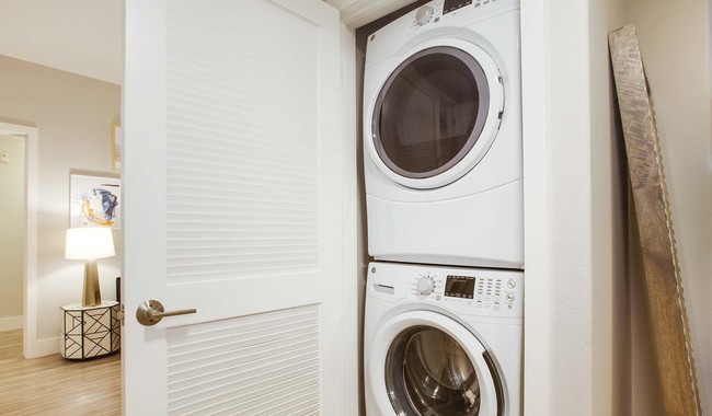 In-home washer and dryer makes laundry a breeze - Villas at Park La Brea