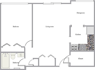 1HAB/1BA - 309 Apartments