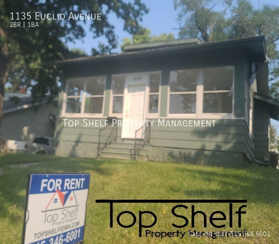 2 Bedroom, 1 Bath now available! House Rental in Des Moines, IA