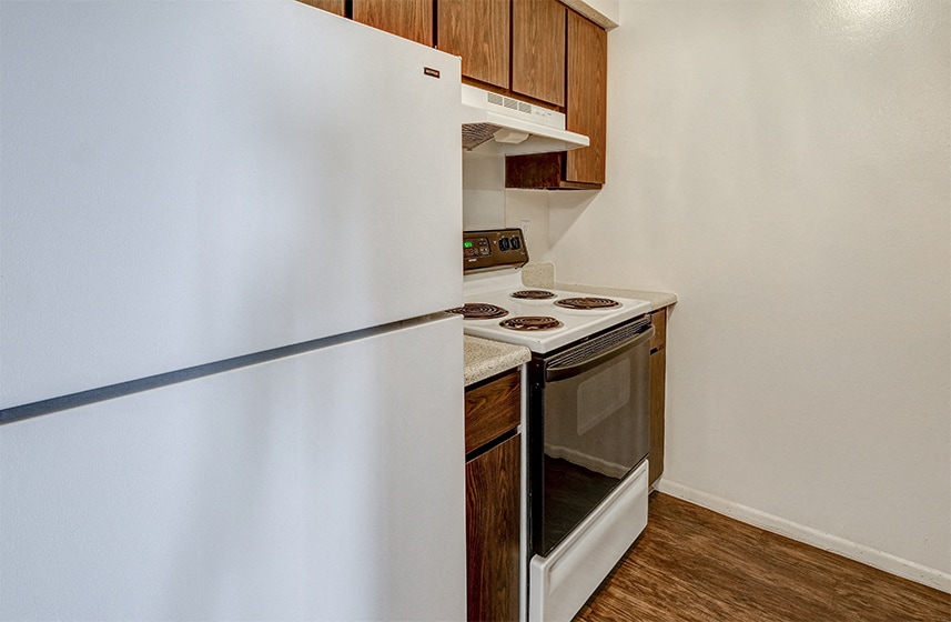 Apartment Kitchen at The Woods of Eagle Creek - The Woods of Eagle Creek