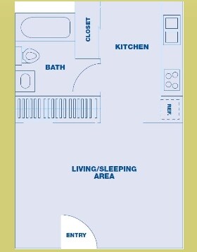 Studio - Oakland Summit Apartments