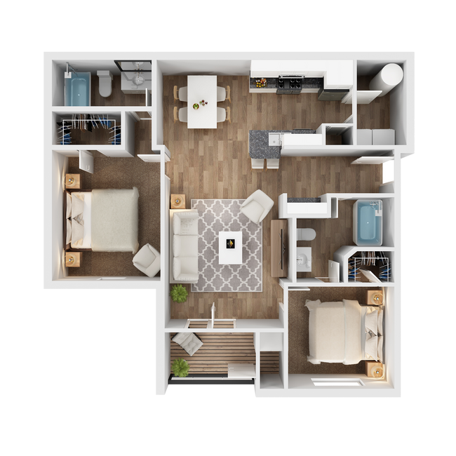 Interior Photo - Crystal Lakes and Kingsley Apartments & Townhomes