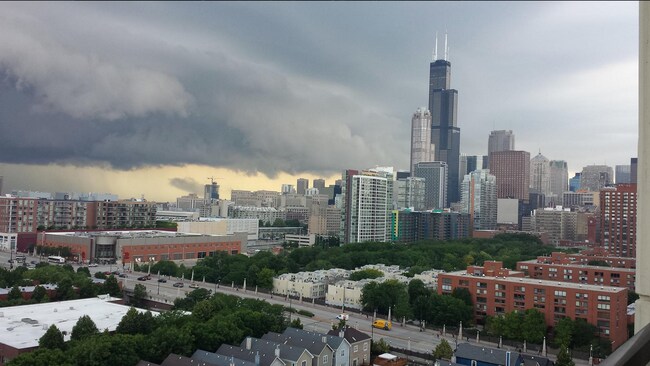 View from balcony - 1255 S State St