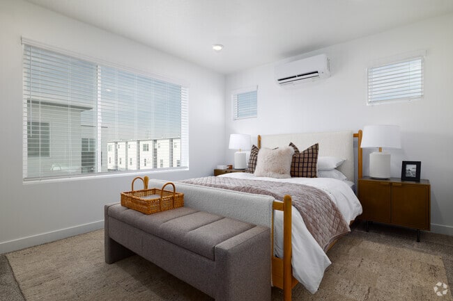 2BR, 2BA - 1,139SF - Bedroom 1 - Crescent Apartments