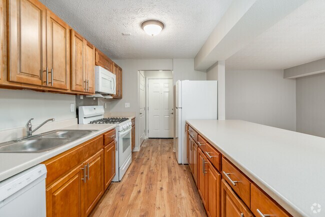 2 habitaciones, 1 baño - 839 pies cuadrados - Cocina - Cassady Village Apartments