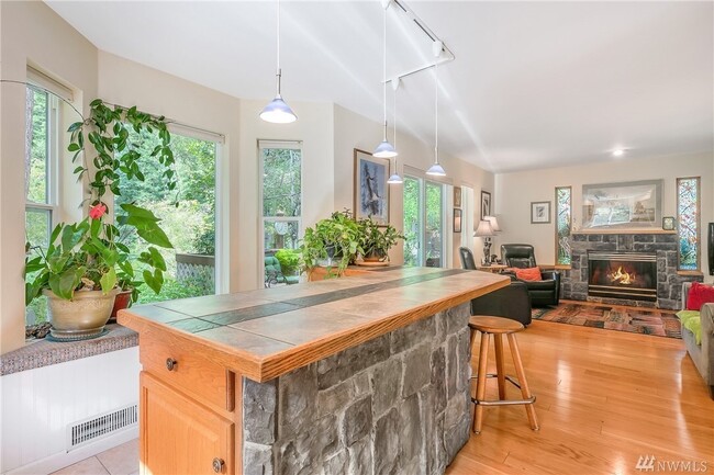 Kitchen bar to living room - 3809 Gablecrest Ct