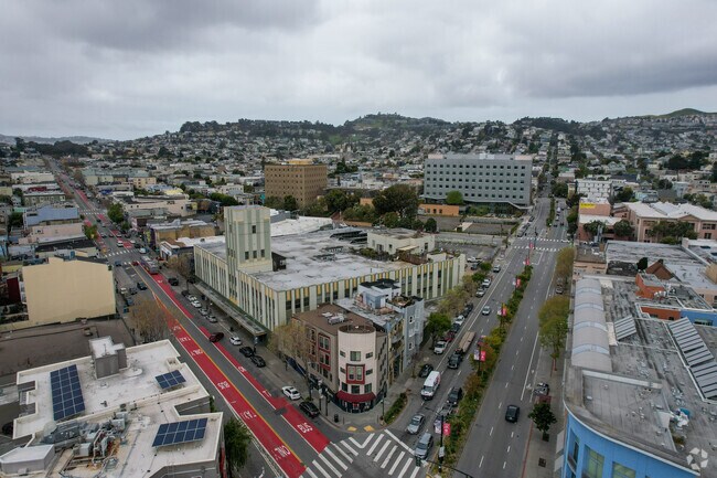 Perspectiva aérea - 3100-3110 Mission St