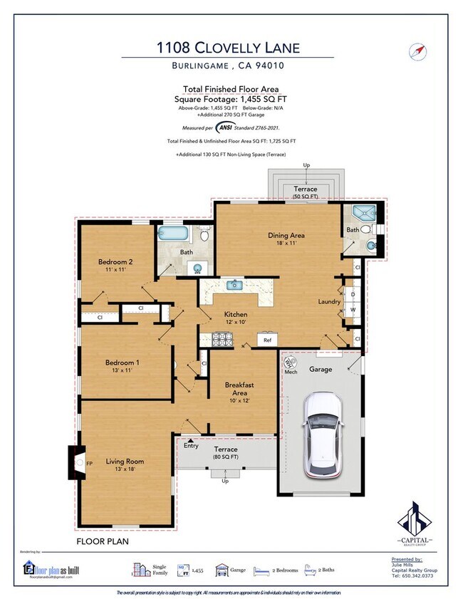 Foto del edificio - Burlingame Charming 2 Br 2ba Home   Open Saturday 12-1pm