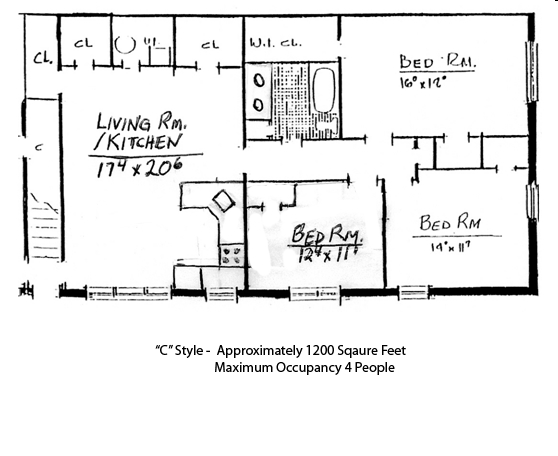 C con estilo de apartamento - Birchwood Terrace Apartments