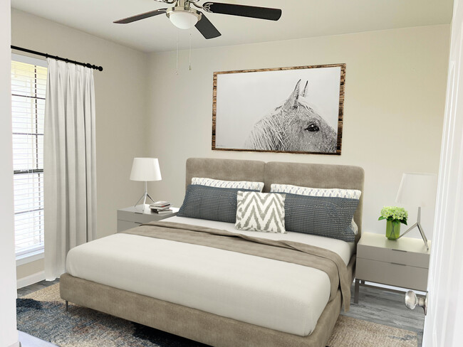 Spacious bedrooms have multiple closets - Haven NRH