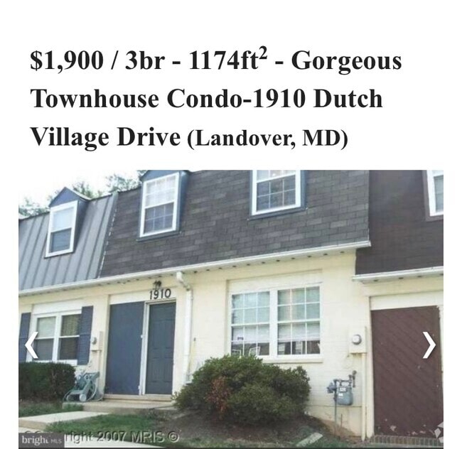 Front Entrance - 1910 Dutch Village Dr