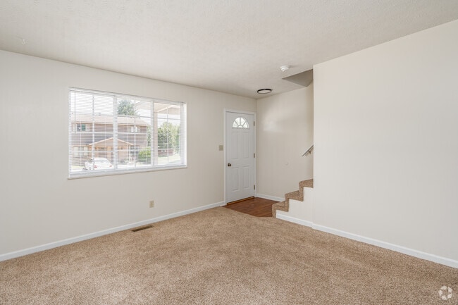 2BR, 1BA - 948SF - Living Room - Knotts / Camelot Apartments