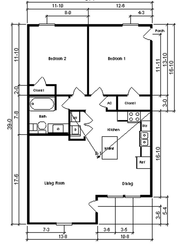 2BR/1BA - Paladin West