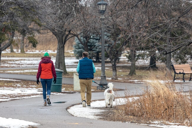 Residents enjoy the Como Lake walking trails.