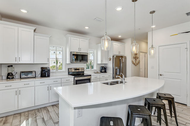 Kitchen with Large Island - 14581 Salt Meadow Dr