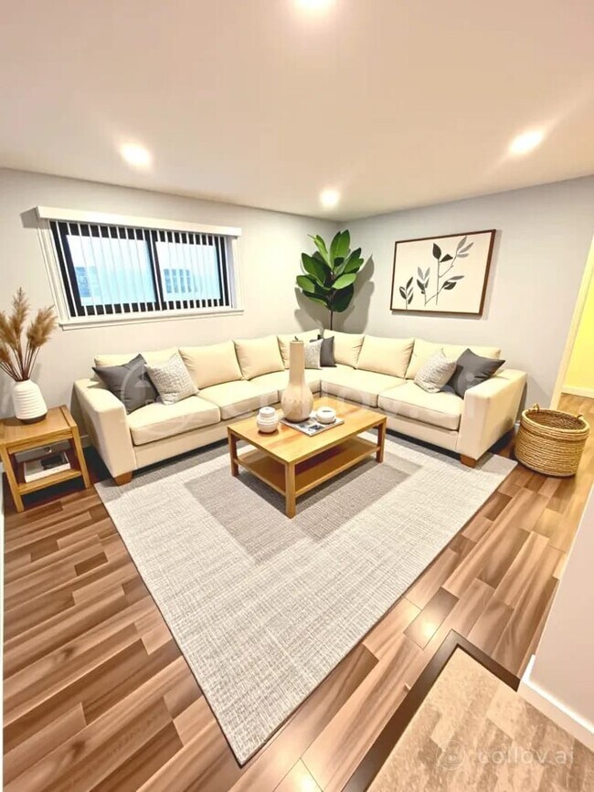 Ai Generated Living Room Non furnished - 960 Clyde Ave