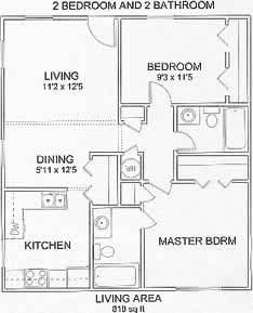 2HAB/2BA - Ridgewood Apartments