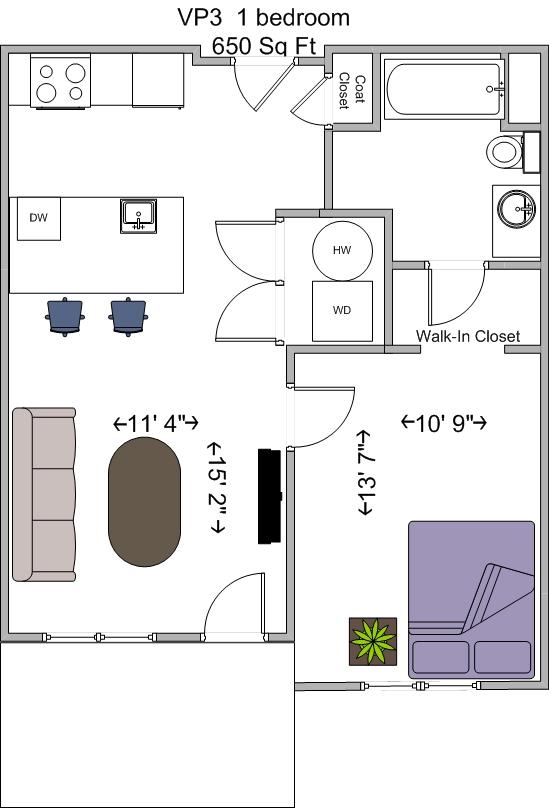 1 Bedroom - VP3