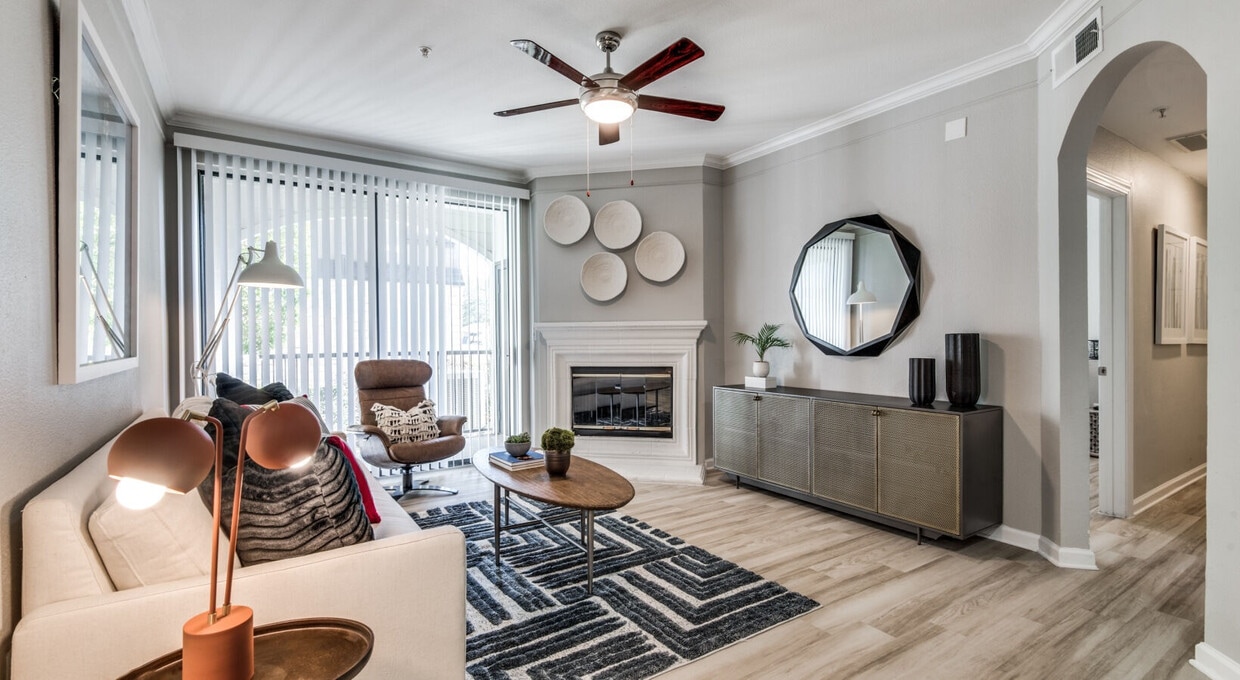 1HAB, 1BA - 807SF - Sala de estar - The Vincent