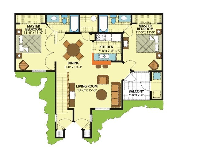 Lake Tivoli Apartments Kissimmee Fl Floorplan Lake Tivoli Apartments