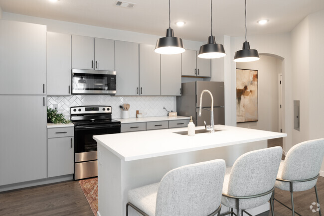 2BR,2BA - 1095SF - The Baldwin Modern Apartments